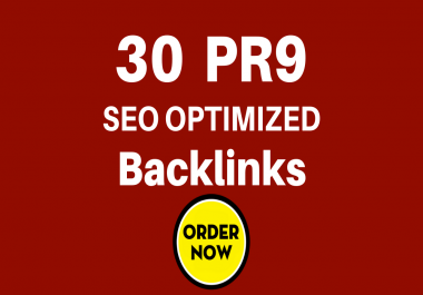 Manually Create 30 Pr9 DOFOLLOW Seo Backlinks