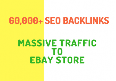make 20,000 SEO backlinks for ebay store