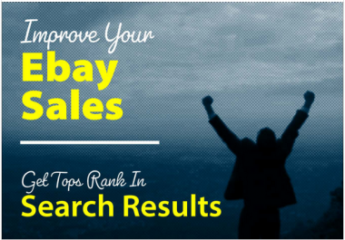 Increase your ebay traffic sales by dofollow manual seo backlinks