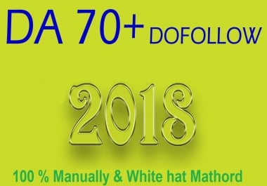 create da 70 high quality backlinks for google ranking