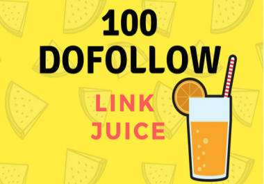 serve you high pr backlinks 100 dofollow