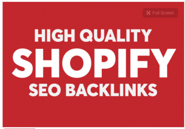 create superstrong high da pa shopify SEO backlinks