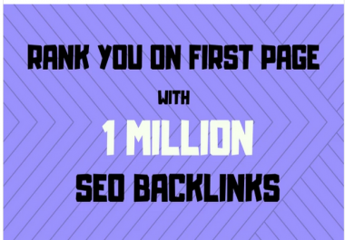 Create 1,000,000 offpage SEO backlinks for your music promotion