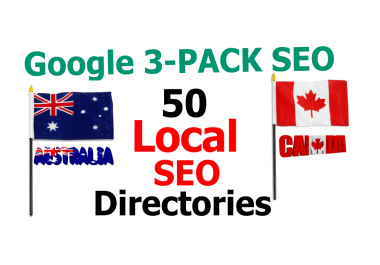 Create Top 50 Australia and Canada Local Directories