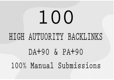 provide high quality domain authority seo backlinks da90 pa90 manually