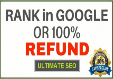 guarantee google ranking in 30 days or money refund