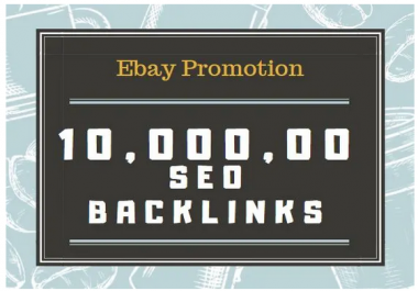 bulid SEO backlinks for ebay store promotion,  online store backlinks