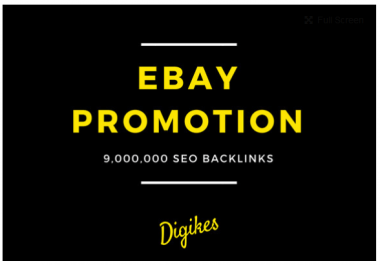 create 900,000 SEO backlinks for ebay store promotion.