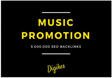 Make 900,000 music promotion SEO backlinks