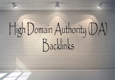 do 70 plus da high authority backlinks SEO link building Digital Marketing / SEO / Off-Page SEO