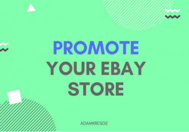 promote your ebay store,  ebay listing