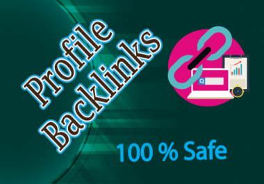 build 150 high authority profile backlinks high da SEO