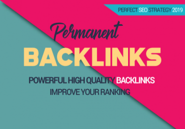 do 70 permanent SEO backlinks from top 7 platforms,  google ranking