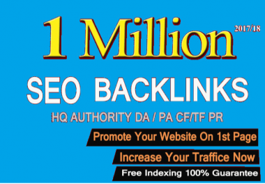 1 million gsa do follow SEO backlinks
