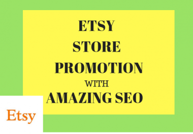 make amazing SEO backlinks for esty promotion and more sale