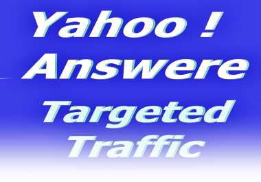 Promote your Website in 10 Yahoo Answers with unique article