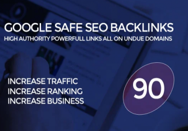build 90 unique domain SEO backlinks on tf100 da100 sites