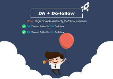 get high authority da 50 plus dofollow backlinks
