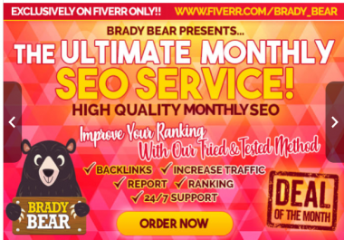 create high quality backlinks,  SEO service