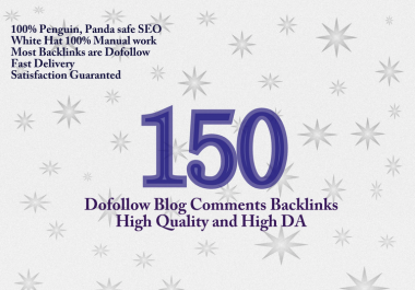 manually create 150 dofollow backlinks