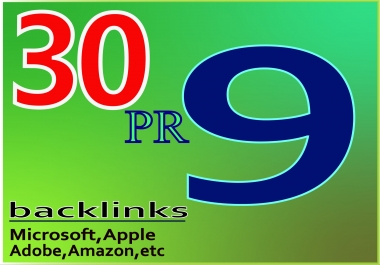High Quality google friendly 30 backlinks DA-75+