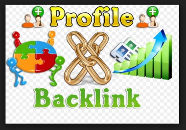 Create 20 High DA Profile Back link Manually for Your Sites