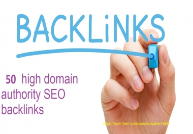 50 High Domain Authority SEO Backlinks