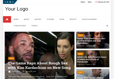 Automated Gossip Entertainment News Website