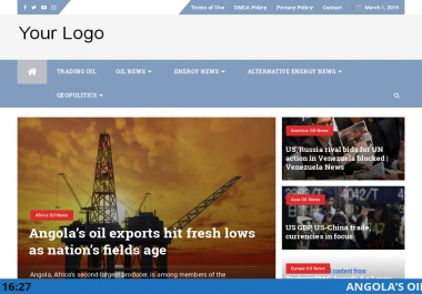 Automated Oil Market News Website AutoPilot
