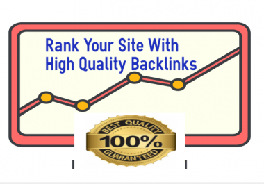 Rank Your Site On Google 1st Page With All-In-One High Quality PR 5-9 Backlinks Pack