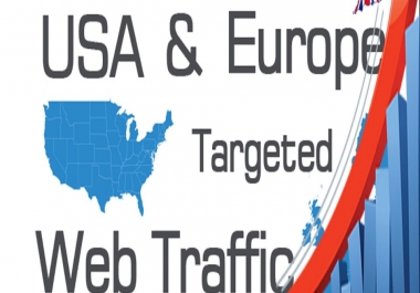 Acquire Targeted Web,  Traffic From U.S.A. & Europe for your website or blog for 25days