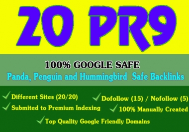 20 PR9 SEO Backlinks 80+ DA Increasing Your Google Ranking