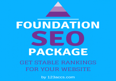 I give you foundation backlinks for new site