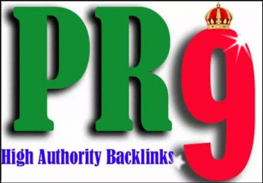 PR-9 High Authority(20) permanent Seo backlinks