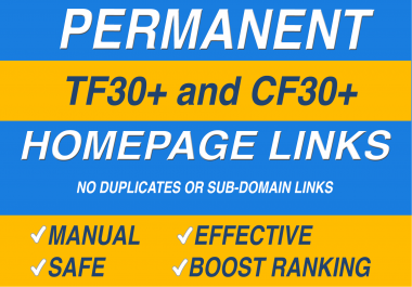 Do High Tf Cf Permanent Homepage Pbn Backlinks