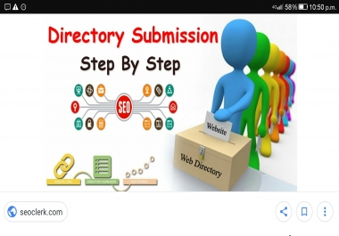 If you want to post your website address in 500 directories I can help you
