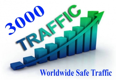 We Send 3000+ Safe Visitors/ Traffic to your website Or Any Link