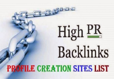 1000+ High DA profile creation site links