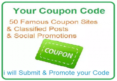 Your Coupon Code Promotion to 100 websites