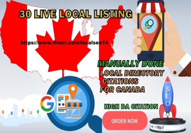 Local Listing Citation For Canadian Business