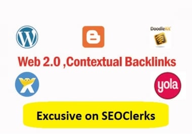 10 Web2 Properties Contextual Backlinks With Login