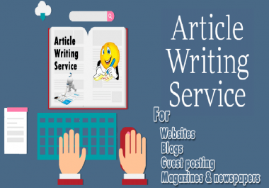 I can write a researched article for your blog/site/publication
