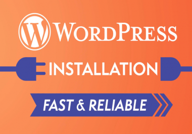 install,  set-up your WordPress website