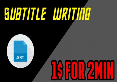 I can provide subtitle. SRT file for your video