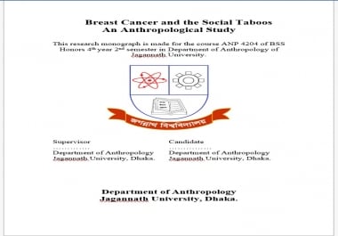 Microsoft word and Excel works for research purposes