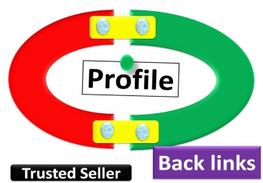 Manual high 50 Authority Profile Backlinks with and trust links