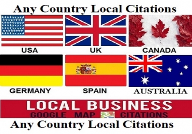 Create 15 Any Country Live Local Citations For Local Business Listing