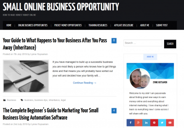 Guest Post on Smallonlinebusinessopportunity. com,  Dofollw Link