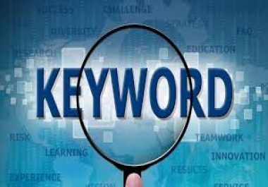 do SEO targeted 30 keyword research
