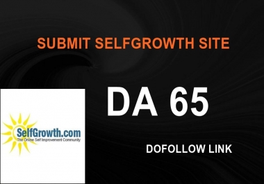 submit article on selfgrowth with dofollow link